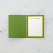 Cute Bakery lemon pie customizable Kaart (Binnen)