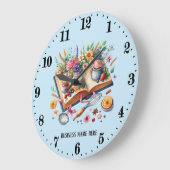 Cute bakery recipe book customizable grote klok (Hoek)