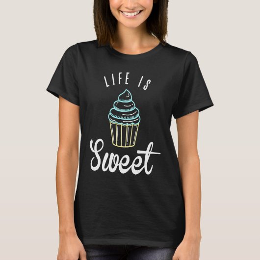 Cute Baking For Cupcake and Pastry Chef Moms T-shirt (Voorkant)