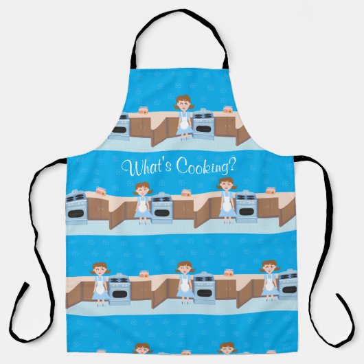 Cute Baking House Kitsch Design Schort (Voorkant)