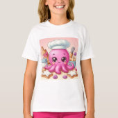 Cute baking octopus shirt (Voorkant)