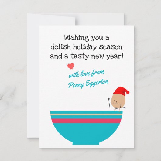 Cute bakken van kerstkoekjes (Achterkant)