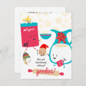 Cute bakken van kerstkoekjes (Voorkant / Achterkant)