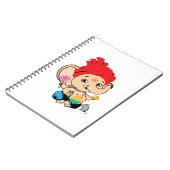 Cute Bal Ganesh Ganapathy Baby Hindu God Notitieboek (Linkerzijde)