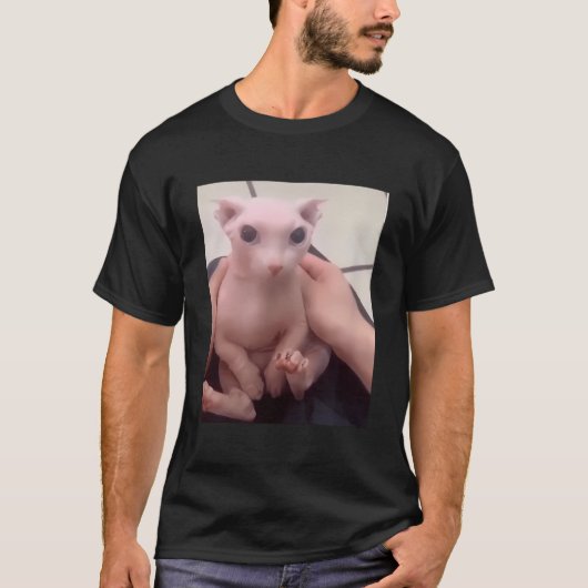 Cute Bald Bingus My Beloved Hairless Sphinx Cat T-shirt (Voorkant)