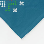 Cute Bald Eagles Christmas Ugly Xmas Sweater Patri Fleece Deken (Hoek)