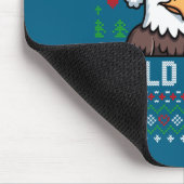 Cute Bald Eagles Christmas Ugly Xmas Sweater Patri Muismat (Hoek)