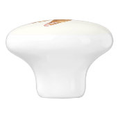 Cute ballerina beer keramische knop (Zijkant)