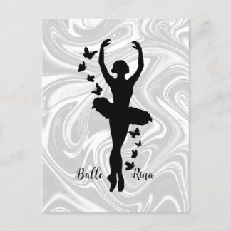 Cute Ballerina Briefkaart