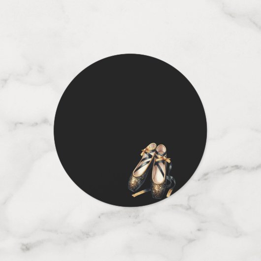 Cute Ballerina Confetti (Kleine voorkant)