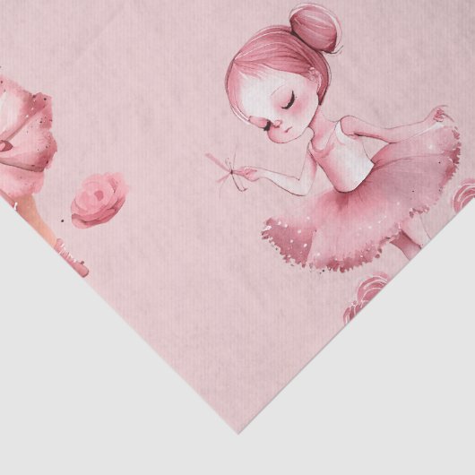 Cute Ballerina Design Tissue Paper Tissuepapier (Detail)
