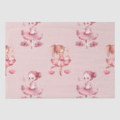Cute Ballerina Design Tissue Paper Tissuepapier (Voorkant)
