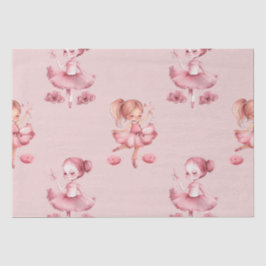 Cute Ballerina Design Tissue Paper Tissuepapier