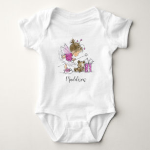 Cute Ballerina Fairy Baby Bodysuit