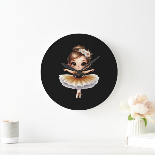 Cute Ballerina Grote Klok (Huis)
