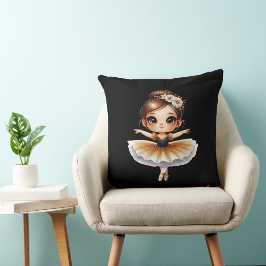 Cute Ballerina Kussen (Stoel)