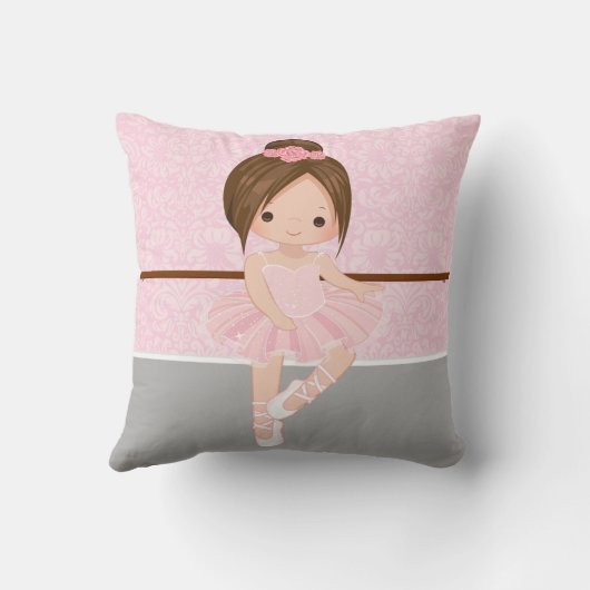 Cute Ballerina Kussen (Achterkant)