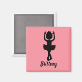 Cute Ballerina Magneet (Voorkant / Achterkant)