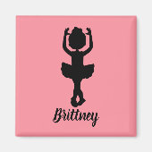 Cute Ballerina Magneet (Voorkant)