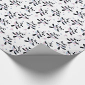 Cute Ballerina Panda Beren Ballet Dance Cadeaupapier (Hoek)