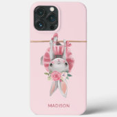 Cute Ballerina Pink Ballet Bunny Persoonlijk Case-Mate iPhone Case (Achterkant)