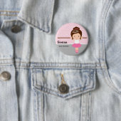 Cute Ballerina Ronde Button 5,7 Cm (In situ)