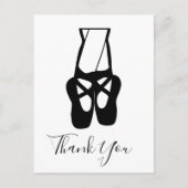Cute Ballet Dancer Legs & Slippers Hartelijk dank Briefkaart (Voorkant)