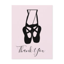 Cute Ballet Dancer Legs & Slippers Hartelijk dank