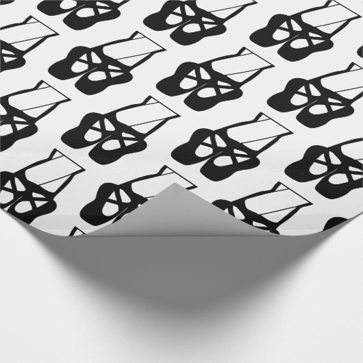 Cute Ballet Dancer Legs & Slippers Pattern Cadeaupapier (Hoek)