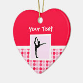 Cute Ballet Keramisch Ornament (Links)