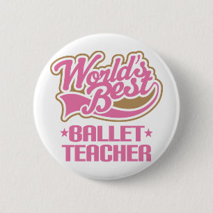 Cute Ballet-leraar Ronde Button 5,7 Cm