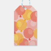 Cute ballon bedankingskaartjes cadeaulabel (Achterkant)