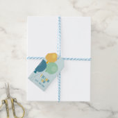 Cute ballon bedankingskaartjes cadeaulabel (Met Touw)