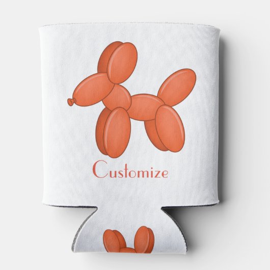 Cute Balloon Dog Thunder_Cove Blikjeskoeler (Achterkant)