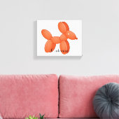 Cute Balloon Dog Thunder_Cove Canvas Afdruk (Insitu (Woonkamer))