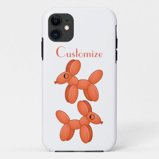 Cute Balloon Dog Thunder_Cove Case-Mate iPhone Case (Achterkant)