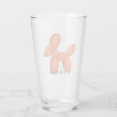 Cute Balloon Dog Thunder_Cove Glas (Achterkant)