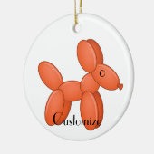 Cute Balloon Dog Thunder_Cove Keramisch Ornament (Links)