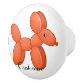 Cute Balloon Dog Thunder_Cove Keramische Knop (Rechts)
