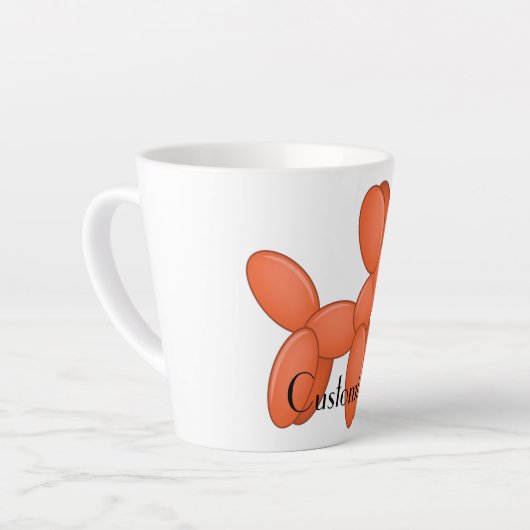 Cute Balloon Dog Thunder_Cove Latte Mok (Linkerhoek)