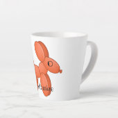 Cute Balloon Dog Thunder_Cove Latte Mok (Rechterhoek)