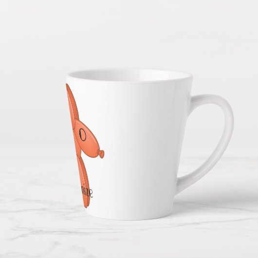 Cute Balloon Dog Thunder_Cove Latte Mok (Rechts)