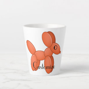 Cute Balloon Dog Thunder_Cove Latte Mok