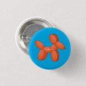 Cute Balloon Dog Thunder_Cove Ronde Button 3,2 Cm (Voorkant /achterkant)