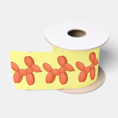 Cute Balloon Dog Thunder_Cove Satijnen Lint (Spoel)