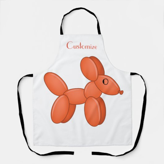 Cute Balloon Dog Thunder_Cove Schort (Voorkant)