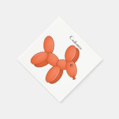 Cute Balloon Dog Thunder_Cove Servet (Hoek)
