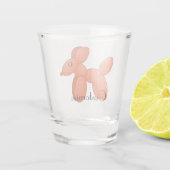 Cute Balloon Dog Thunder_Cove Shot Glas (Achterkant)