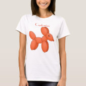 Cute Balloon Dog Thunder_Cove T-shirt (Voorkant)