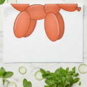 Cute Balloon Dog Thunder_Cove Theedoek (Gevouwen)